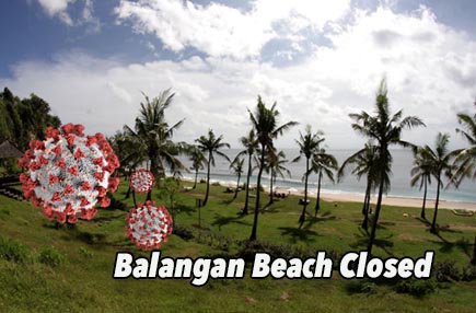 Balangan beach closed